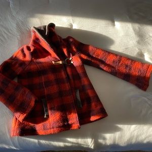 Free People Plaid Jacket Size 4
